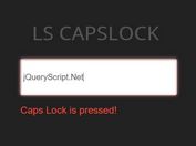 Enable Caps Lock Notification In Password Field - jQuery ls-capslock