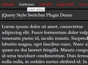 Change/Switch Stylesheets with jQuery Style Switcher Plugin