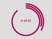 Circular Band Clock with jQuery and Canvas - bandClock