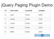 Client-side HTML Table Pagination Plugin with jQuery - Paging