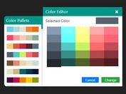 Pretty Color Picker With Preset Palettes - Jroot Color Picker