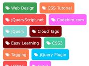 Colorful Tag Cloud Plugin For jQuery - prettyTag