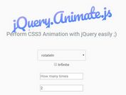 Controlling CSS3 Animations With jQuery - Animate.js