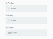Convert English Numbers to Persian And Arabic - jQuery persianNum