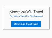 Cookie-enabled 'Pay With A Tweet' Plugin For jQuery - payWithTweet