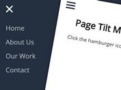 Cool Revealing Navigation with Page Tilt Effect Using jQuery and CSS3