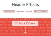 Cool Sticky Header Effects with jQuery and CSS3