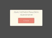 Create A Fullpage & Responsive Notification Box with jQuery and CSS3