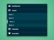 Create A Pretty Accordion Menu with jQuery and CSS3