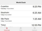 Create An iOS Like Clock App Using jQuery World Clock Plugin