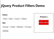 Create Basic Product Filters using jQuery