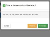Create Step By Step Modal with jQuery and Bootstrap