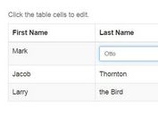 Creating A Live Editable Table with jQuery - Tabledit