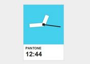 Creating A Pretty Pantone Clock with jQuery and CSS3