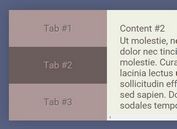 Creating A Vertical Tabs System with jQuery and CSS3