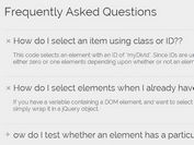 Creating An Accordion Style FAQ System with jQuery and CSS3