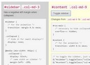 Creating Collapsible Bootstrap Sidebars with jQuery and CSS