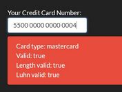 Credit Card Number/Type/Length/Luhn Validator - jquery.creditCardValidator.js