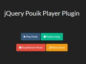 Custom Controls For HTML5 Audios - jQuery Pouik Player