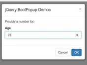 Customizable Dialog Boxes Using jQuery And Bootstrap - BootPopup