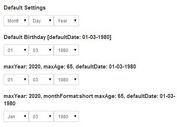 Customizable Dropdown Birthday Picker Plugin with jQuery