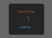 Customizable Loading Modal Plugin - jQuery modal-loading