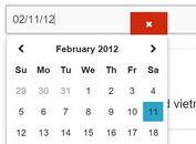 <b>Customizable jQuery Date & Time Picker For Foundation Framework</b>