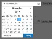 Fast Customizable Date Selector Plugin For jQuery - datetator