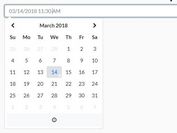 Customizable Date/Time Picker Component For Bootstrap 4