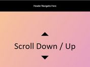 Minimal Scroll Direction Detection With jQuery - scrollDetection