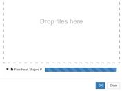 Drag & Drop File Upload Dialog with jQuery and Bootstrap