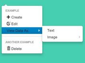 Dynamic Multi-level Context Menu Plugin with jQuery - Context.js