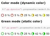 Dynamic Pie Chart-style Progress Bar with jQuery and SVG - progresspieSVG