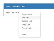 Easy Context Menu with jQuery and Bootstrap - Contextify