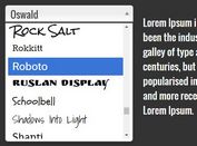 Easy Google Font Selector With jQuery - Fontselect