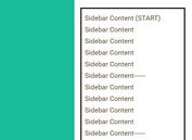 Easy Mobile-friendly Fixed Sidebar Plugin With jQuery - sidebarFix.js