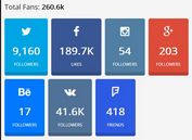 Easy Social Media Counter Plugin For jQuery - SocialCounters