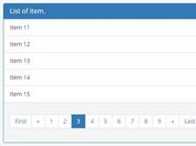 Easy Table & List Pagination Plugin With jQuery - Paginathing