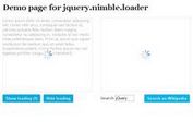 Easy jQuery Loading Bar Generator - Nimble Loader