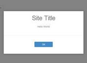 Easy jQuery Modal Dialog Box Plugin - dialog.js