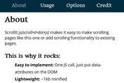 Easy jQuery Plugin For Scrolling Web Page - ScrollIt.js