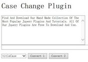 Easy jQuery Plugin For Text Case Changer - casechange