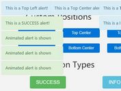 Efficient Notification Popup Plugin For jQuery - easy-alert-js