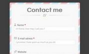 Elegant Contact Form with CSS & HTML5