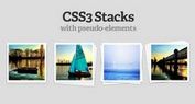 Elements Stack Effect with Pure CSS3