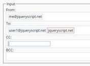 Email Address Input Enhancement Plugin With jQuery - Emailinput