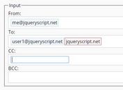 Email Address Input Enhancement Plugin With jQuery - Emailinput