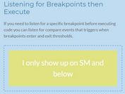 Execute Functions Within Certain Breakpoints - jQuery Breakpoints