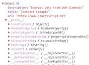 Extracting Data From DOM Elements - jQuery jExtract