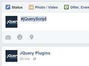 Facebook Like Hashtag Highlighting Plugin with jQuery - hashtags.js